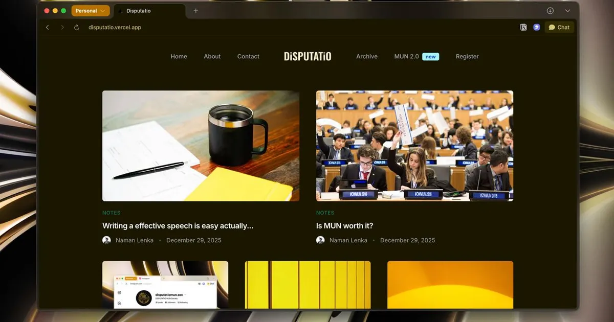 Screenshot of biraja.me homepage featuring a clean, modern portfolio layout.