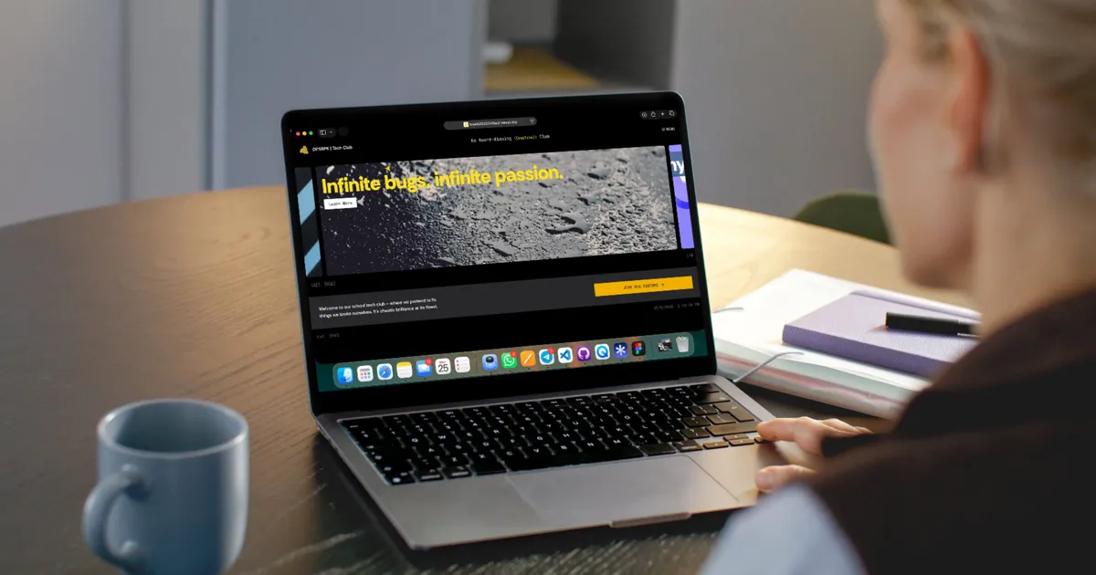Screenshot of biraja.me homepage featuring a clean, modern portfolio layout.